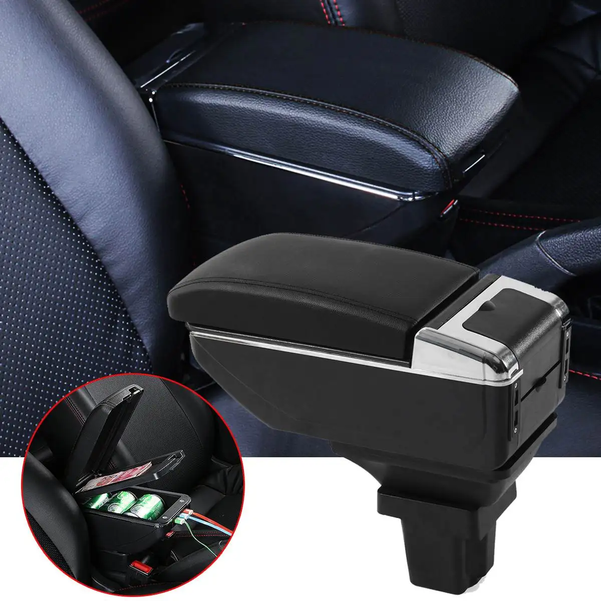Autoleader ABS+PU Leather Black Armrest Storage Box for Chevrolet for Trax for Tracker 2013-2017 Auto 34x14x27cm Stowing Tidying
Autoleader ABS+PU Leather Black Armrest Storage Box for Chevrolet for Trax for Tracker 2013-2017 Auto 34x14x27cm Stowing Tidying