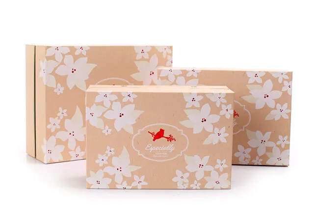 rectangle square type gift boxes hot sale 26*19*9cm party paper