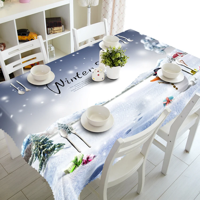 Christmas Day Pattern 3D Tablecloth Customized Thickened Polyester Cotton Dust Hotel Party Wedding Rectangular Tablecloth
Christmas Day Pattern 3D Tablecloth Customized Thickened Polyester Cotton Dust Hotel Party Wedding Rectangular Tablecloth
