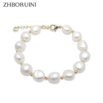 ZHBORUIN 2019 Charm Pearl Bracelet 925 Sterling Silver Baroque Pearl Bracelets Natural Freshwater Pearl Jewelry For Women Gift
ZHBORUIN 2019 Charm Pearl Bracelet 925 Sterling Silver Baroque Pearl Bracelets Natural Freshwater Pearl Jewelry For Women Gift