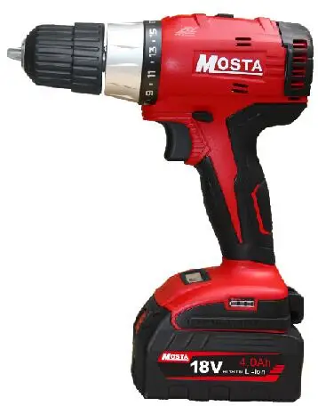 MOSTA LW18SB 18V 4.0A LED Cordless battery screwdriver Multi-function rechargeable impact drill cordless Power Tools | Инструменты