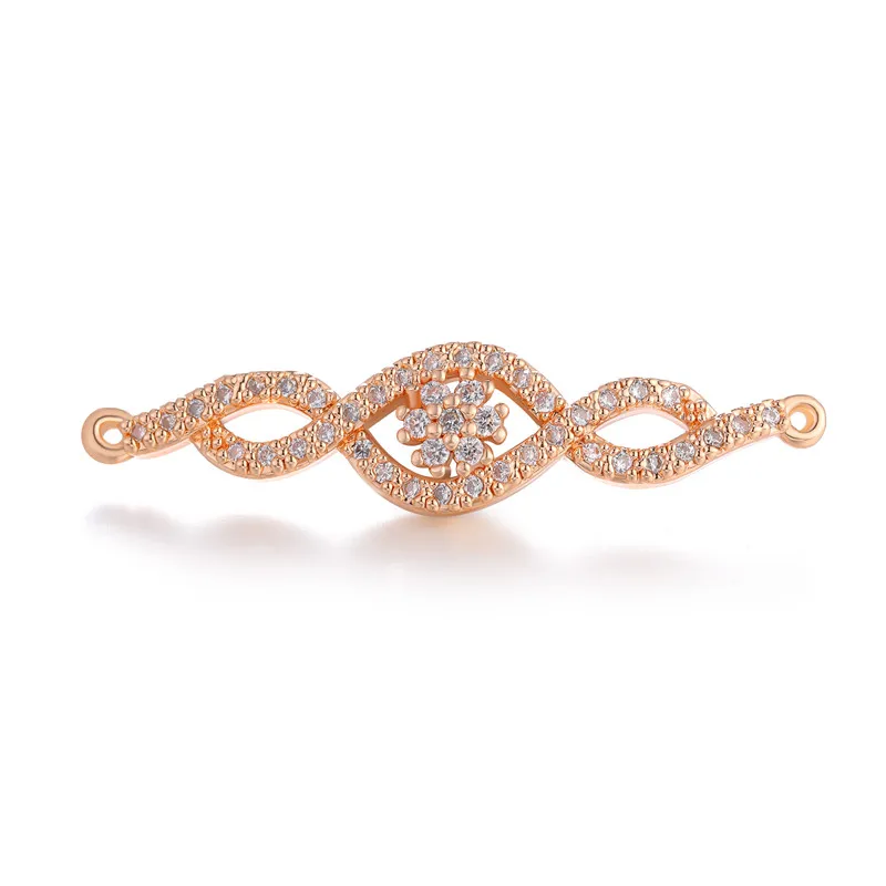 New Luxury Cubic Zirconia Connector Charms Making Bracelets Necklaces Accessories bijoux DIY Handmade Jewelry Findings Component
New Luxury Cubic Zirconia Connector Charms Making Bracelets Necklaces Accessories bijoux DIY Handmade Jewelry Findings Component