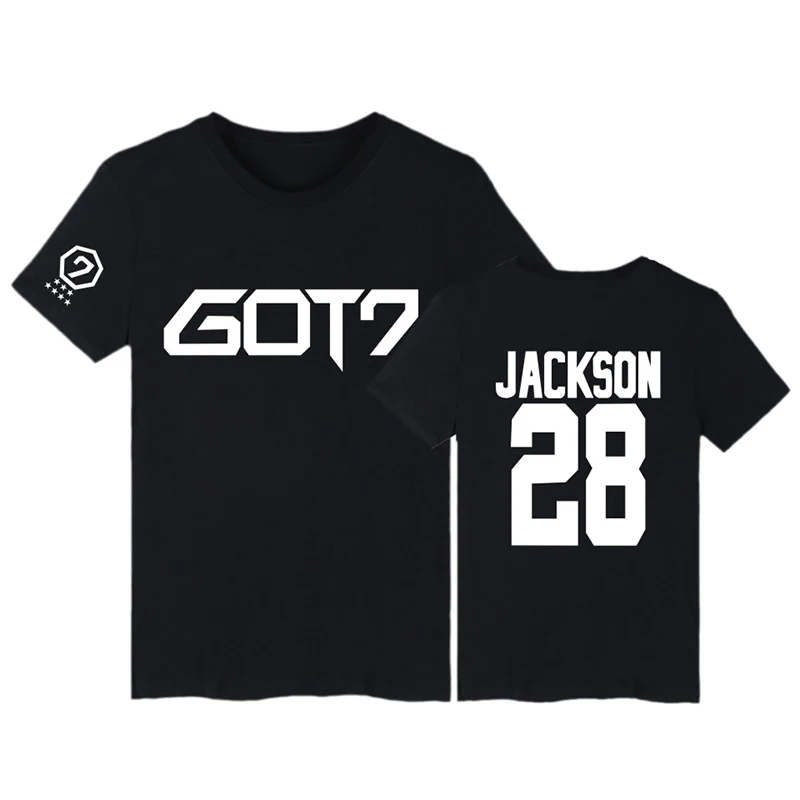 LUCKYFRIDAYF GOT7 Kpop модная футболка с принтом для мужчин и женщин, спортивные футболки в стиле хип-хоп, повседневные топы, футболка с круглым вырезом, футболка с коротким рукавом
LUCKYFRIDAYF GOT7 Kpop модная футболка с принтом для мужчин и женщин, спортивные футболки в стиле хип-хоп, повседневные топы, футболка с круглым вырезом, футболка с коротким рукавом