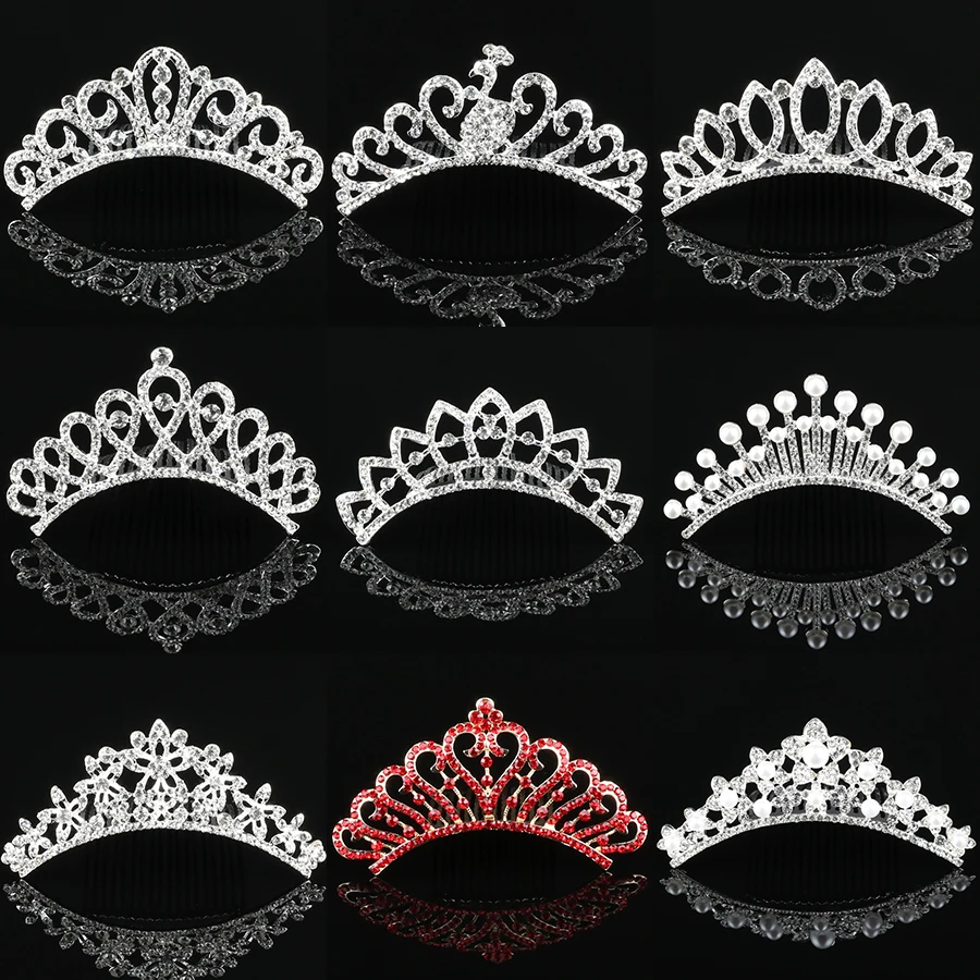 Shiny Wedding Party Hairwear Crown Tiara Flower Hair Combs Elegant Bride Girl Heart Love Head Jewelry Headdress Hair Accessories
Shiny Wedding Party Hairwear Crown Tiara Flower Hair Combs Elegant Bride Girl Heart Love Head Jewelry Headdress Hair Accessories