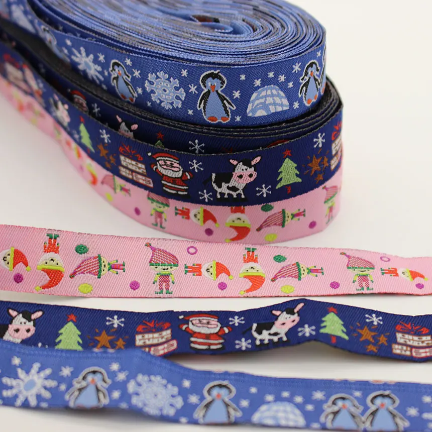 3 Design 30 Yards Cartoon Style Jacquard Webbing Zakka Sewing Label Santa Claus Cows Penguins Ribbon Sewing Tape Ribbons For DIY
3 Design 30 Yards Cartoon Style Jacquard Webbing Zakka Sewing Label Santa Claus Cows Penguins Ribbon Sewing Tape Ribbons For DIY