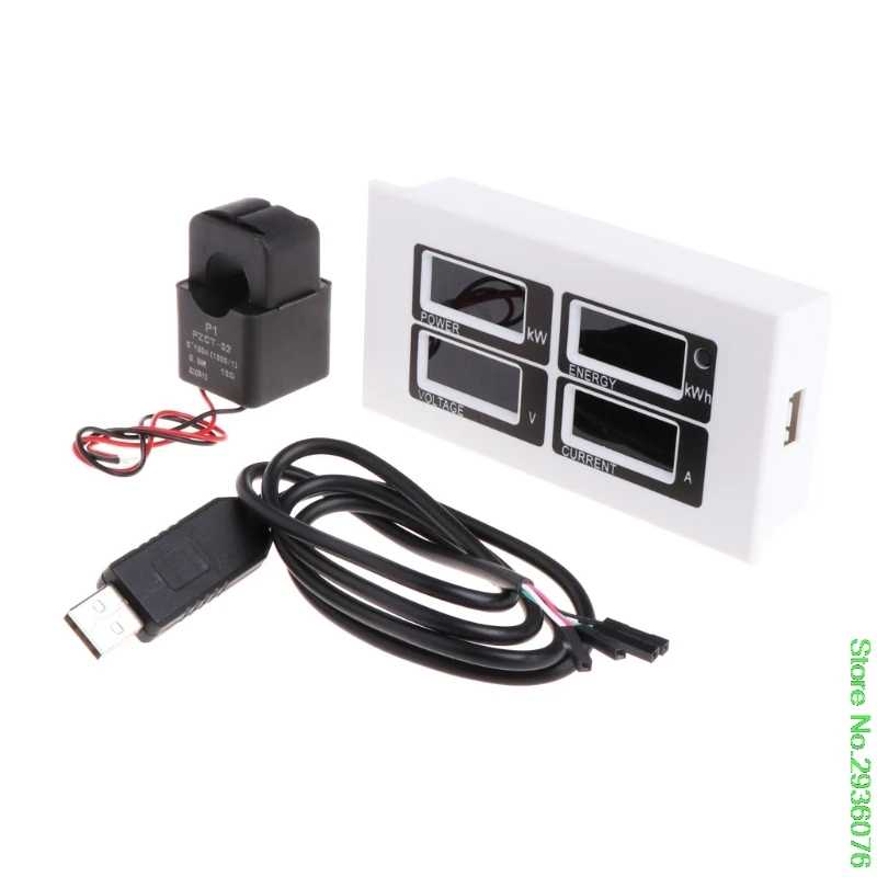 AC 80-260V 100A Voltmeter Ammeter Watt Energy Panel Meter Monitor PZEM-004 w USB Drop Ship Support
AC 80-260V 100A Voltmeter Ammeter Watt Energy Panel Meter Monitor PZEM-004 w USB Drop Ship Support