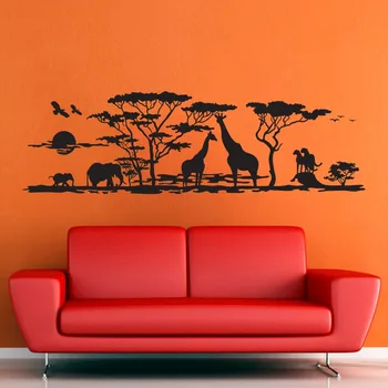 African Safari Wall Decal Vinyl Art Sticker Animal Zoo Nature Giraffe Nursery Elephant Removable Wallpaper Bedroom Decor
African Safari Wall Decal Vinyl Art Sticker Animal Zoo Nature Giraffe Nursery Elephant Removable Wallpaper Bedroom Decor