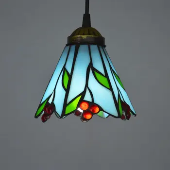 Tiffany Pendant Light Fresh Country Style Glass Lampshade Bedroom Light Fixtures E27 110-240V
Tiffany Pendant Light Fresh Country Style Glass Lampshade Bedroom Light Fixtures E27 110-240V