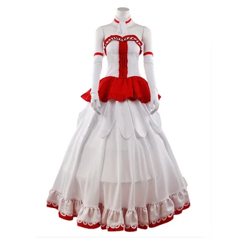 Anime Sword Art Online SAOALO Yuuki Asuna cosplay Costume wedding dress halloween costume custom made
Anime Sword Art Online SAOALO Yuuki Asuna cosplay Costume wedding dress halloween costume custom made