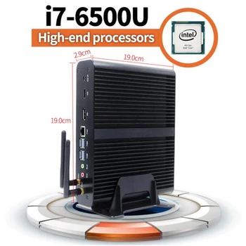EGLOBAL 2016 6Gen Skylake Mini PC Core i7 6600U 6500U Max 3.1GHz Intel HD Graphics
