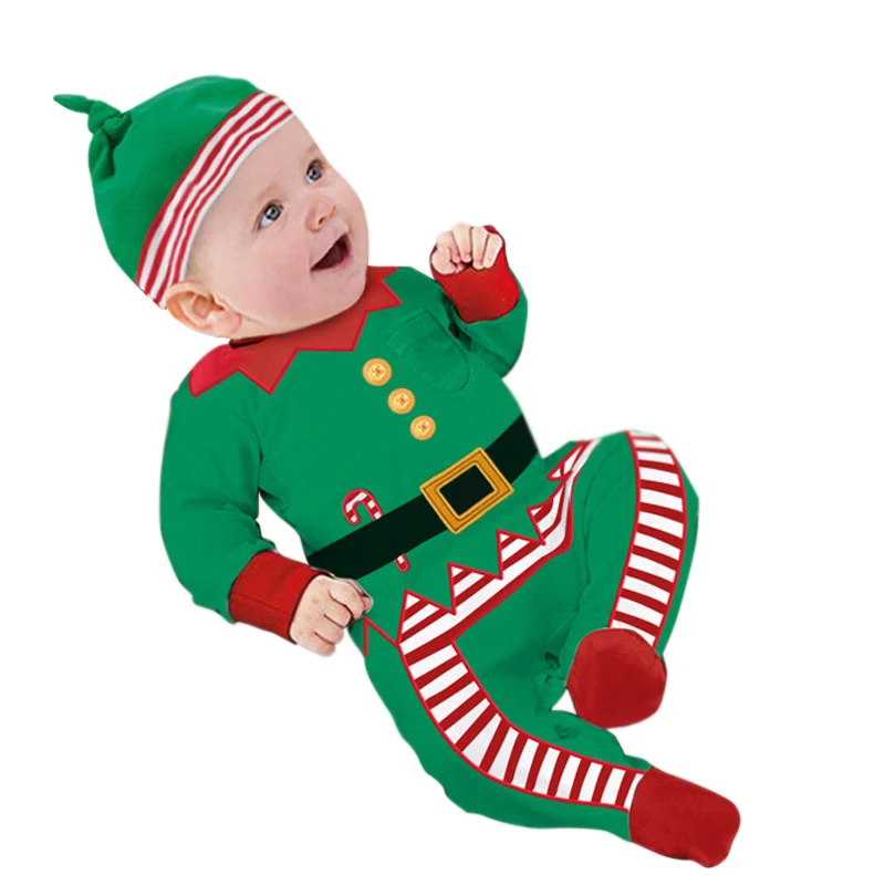 Christmas Baby Costumes Baby Boys Clothing Toddler Infant Long Sleeve Baby Rompers + Santa Hat Baby Clothes Set Outfits New
Christmas Baby Costumes Baby Boys Clothing Toddler Infant Long Sleeve Baby Rompers + Santa Hat Baby Clothes Set Outfits New
