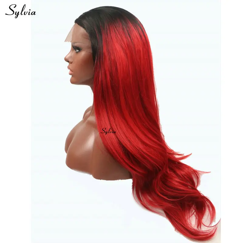 Sylvia Red Wig Ombre Black Roots 2 Tone Long Hair Natural Wave Synthetic Lace Front Wigs for Women Girls Replacement Cosplay Wig
Sylvia Red Wig Ombre Black Roots 2 Tone Long Hair Natural Wave Synthetic Lace Front Wigs for Women Girls Replacement Cosplay Wig