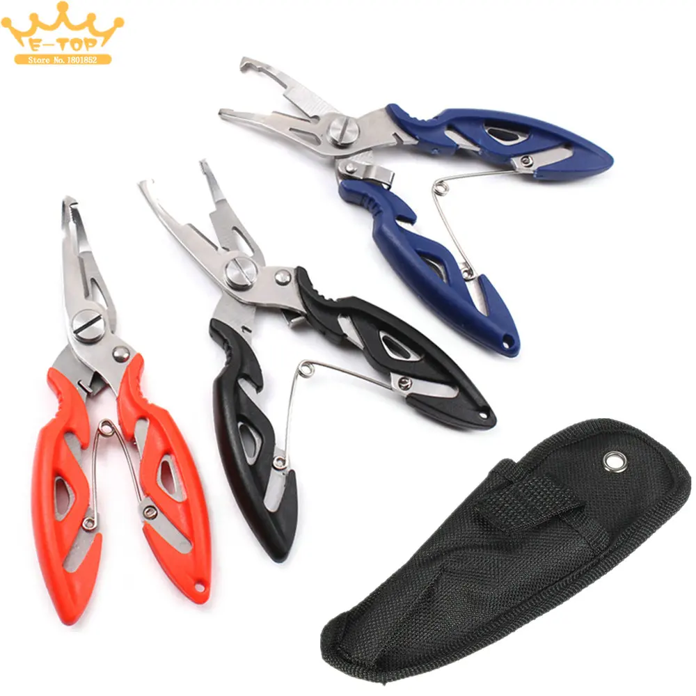 Fishing Multifunctional Plier Stainless Steel Fish Tackle Lure Hook Remover Line Cutter Scissors
Fishing Multifunctional Plier Stainless Steel Fish Tackle Lure Hook Remover Line Cutter Scissors
