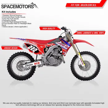 Motorcycle 3M Stickers decals for dirt bike CR CRF CRM CRFX CRFR CRFL XR X R L F M X 250 650 cc engine 2000-2016 MX FMX
Motorcycle 3M Stickers decals for dirt bike CR CRF CRM CRFX CRFR CRFL XR X R L F M X 250 650 cc engine 2000-2016 MX FMX