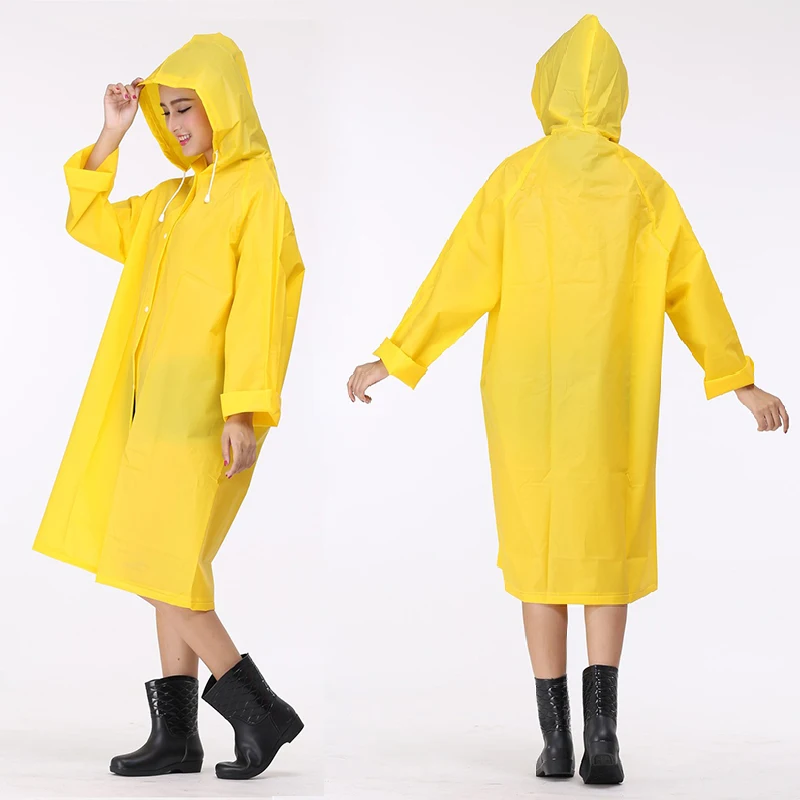Long Raincoat EVA Thicken Rainwear Universal Hiking Hat Transparent Tour Hooded Rain Coat Rain Coat Women Long Coat Women
Long Raincoat EVA Thicken Rainwear Universal Hiking Hat Transparent Tour Hooded Rain Coat Rain Coat Women Long Coat Women