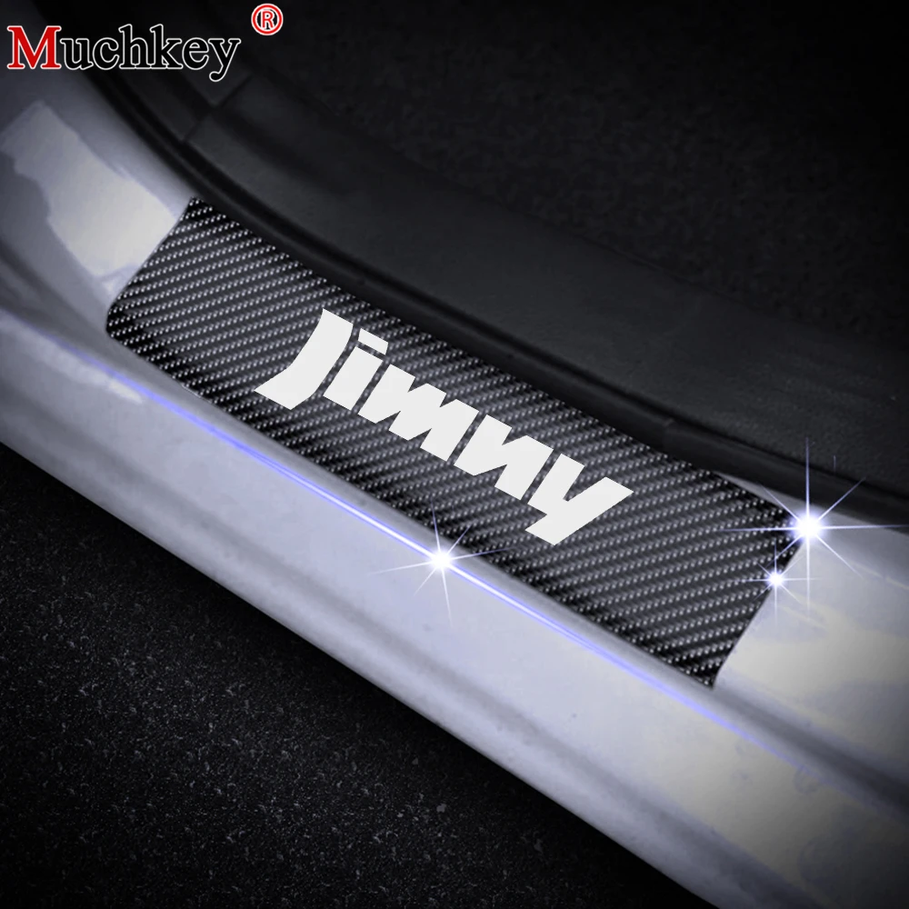 4D Carbon Fiber Vinyl Sticker For Suzuki Jimny Car Door Sill Welcome Pedal Decoration Stickers Door Sills Car Accessories 4Pcs
4D Carbon Fiber Vinyl Sticker For Suzuki Jimny Car Door Sill Welcome Pedal Decoration Stickers Door Sills Car Accessories 4Pcs