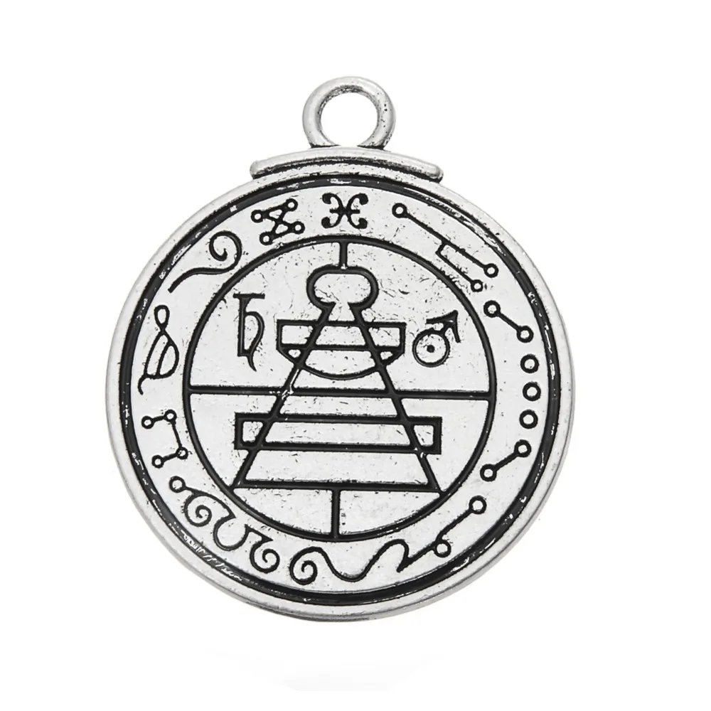 Dawapara Talisman For Secret Key of Solomon Pentacle Pewter Pendant Jewellery Making Charms
Dawapara Talisman For Secret Key of Solomon Pentacle Pewter Pendant Jewellery Making Charms