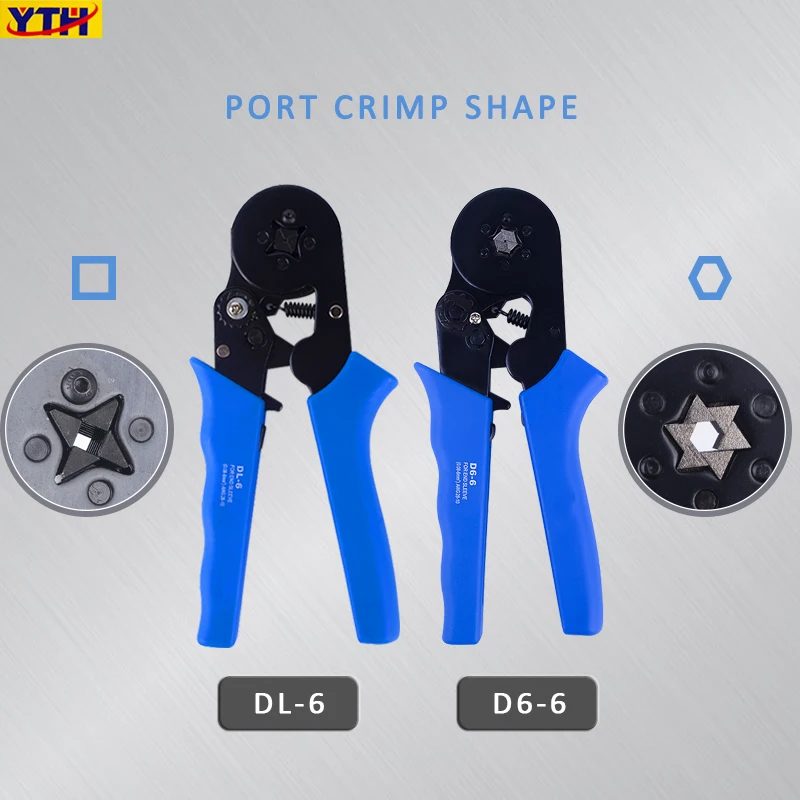 YTH-DL-6 Multifunctional pliers Crimping Plier Range 0.5-6 AWG 28-10 Wire Self-Adjustable plier Cable Tube Terminals Hand Tool
YTH-DL-6 Multifunctional pliers Crimping Plier Range 0.5-6 AWG 28-10 Wire Self-Adjustable plier Cable Tube Terminals Hand Tool