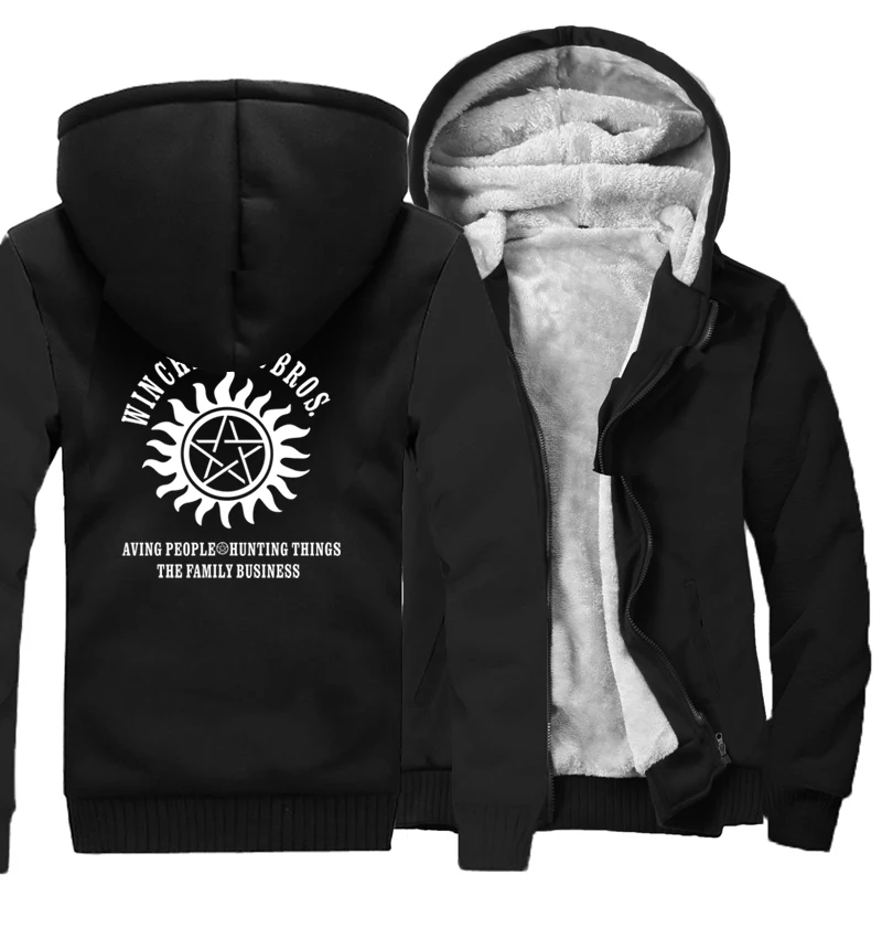 Hot Sale Sweatshirt Men 2019 Winter Fleece Thick Hoodies Print Winchester Bros Fashion Men's Sportswear Hoody Men Jacket Hip Hop
Hot Sale Sweatshirt Men 2019 Winter Fleece Thick Hoodies Print Winchester Bros Fashion Men's Sportswear Hoody Men Jacket Hip Hop