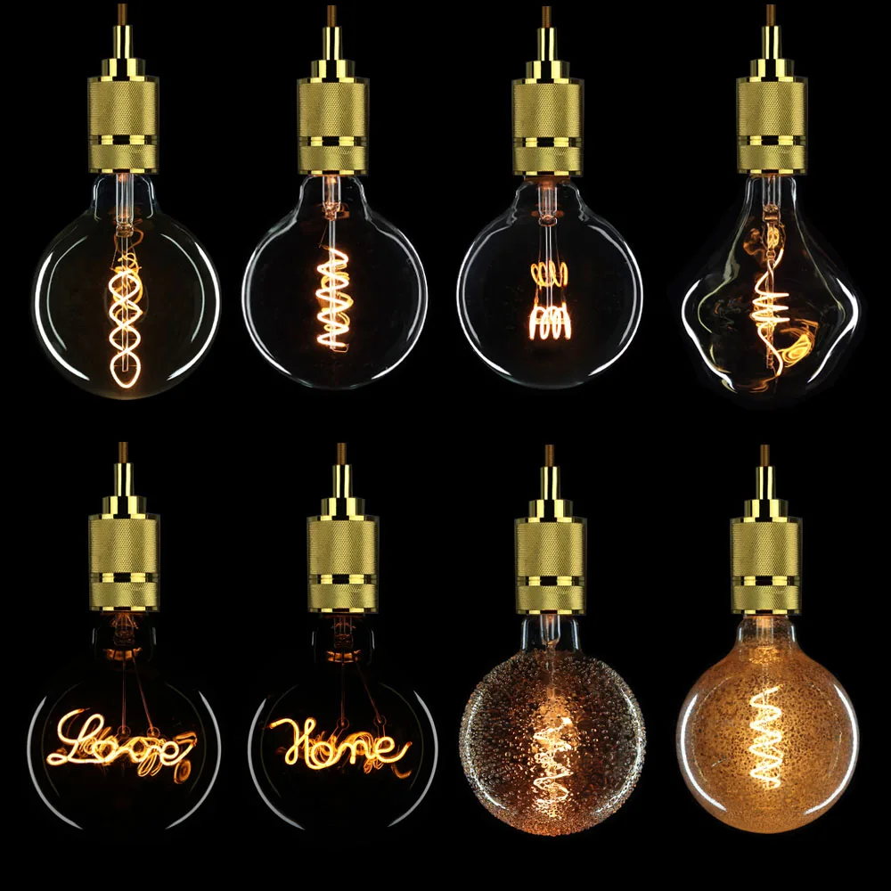 TIANFAN Led Bulbs Vintage Retro Led Filament 4W 220/240v 110/130V E27 Edison Bulb Decorative Light Bulb 
TIANFAN Led Bulbs Vintage Retro Led Filament 4W 220/240v 110/130V E27 Edison Bulb Decorative Light Bulb