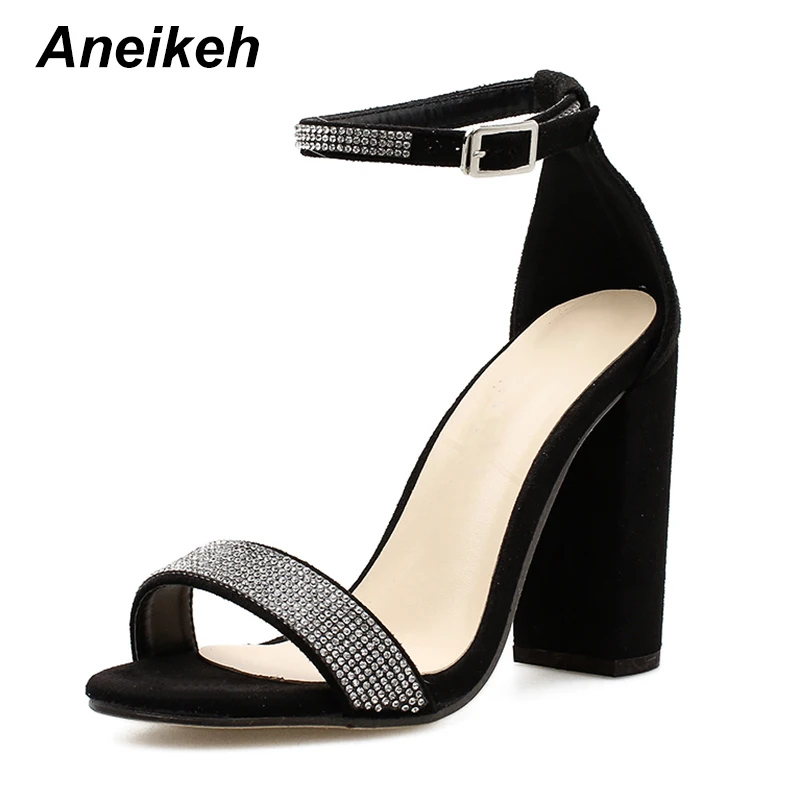 Aneikeh Sandals Women Summer Shoes Crystal High Heels Open Toes 2018 Fashion Female Thick Heels Party Wedding Sandals Shoes
Aneikeh Sandals Women Summer Shoes Crystal High Heels Open Toes 2018 Fashion Female Thick Heels Party Wedding Sandals Shoes