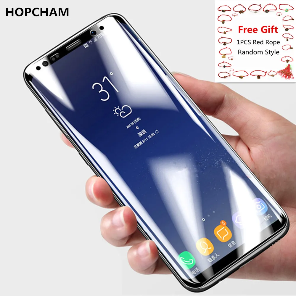 Закаленное стекло для Samsung Galaxy S9 3D Защитная пленка с полным покрытием 9H