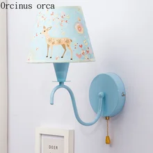 Korean cute deer cartoon wall lamp children's room boys and girls bedroom bedside lamp garden simple LED wall lamp free shipping
Korean cute deer cartoon wall lamp children's room boys and girls bedroom bedside lamp garden simple LED wall lamp free shipping