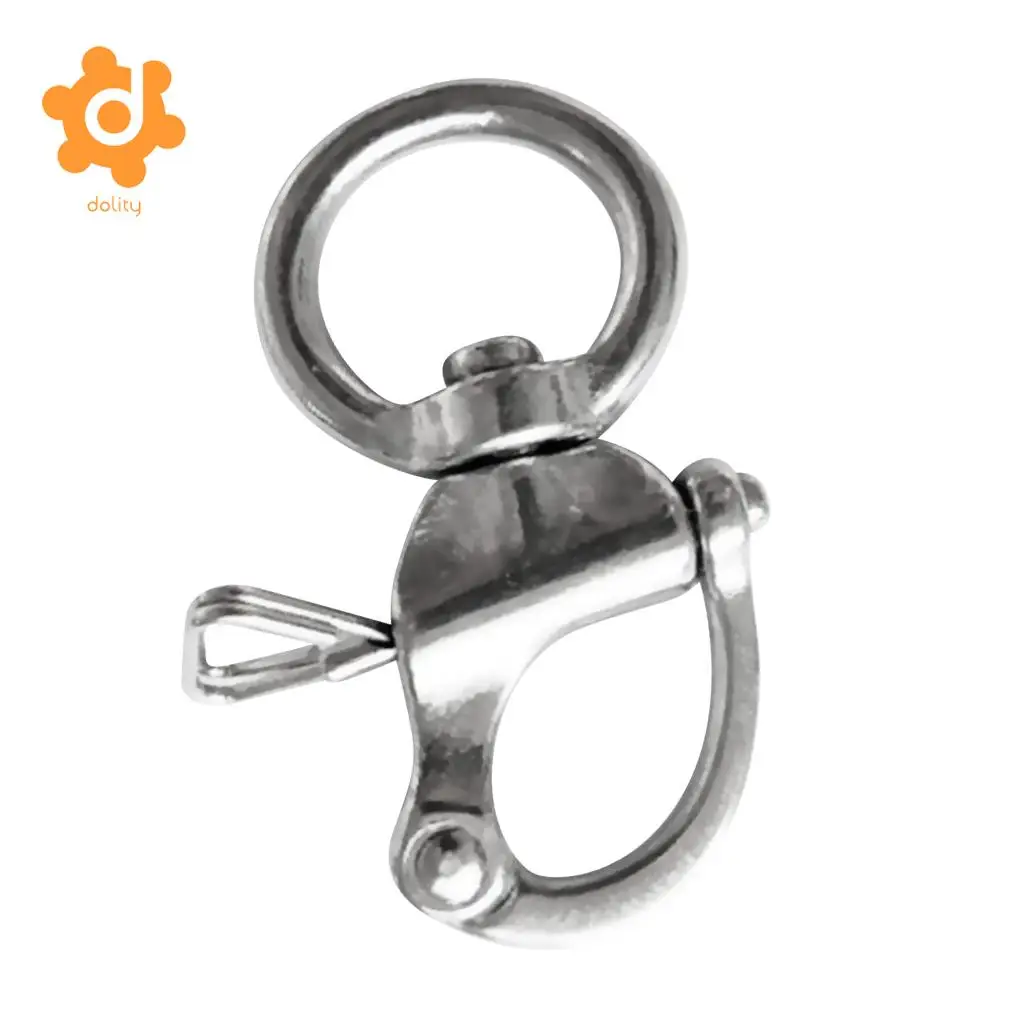 Durable Stainless Steel Snap Shackle Quick Release Swivel Bail Rigging Heavy Duty Swivel Bail Snap Shackle Avoid Sharp Edge