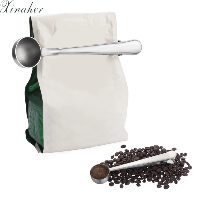 XINAHER Multifunctional Stainless Steel Coffee Measuring Scoop With Bag Clip Sealing Tea Measuring Spoon Kitchen Tool
XINAHER Multifunctional Stainless Steel Coffee Measuring Scoop With Bag Clip Sealing Tea Measuring Spoon Kitchen Tool