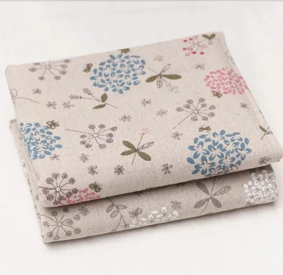Hemp ecru Dandelion Printing zakka linen fabric for patchwork textile fabric for sewing crafts material 2Pcs/lot 50*155cm
Hemp ecru Dandelion Printing zakka linen fabric for patchwork textile fabric for sewing crafts material 2Pcs/lot 50*155cm