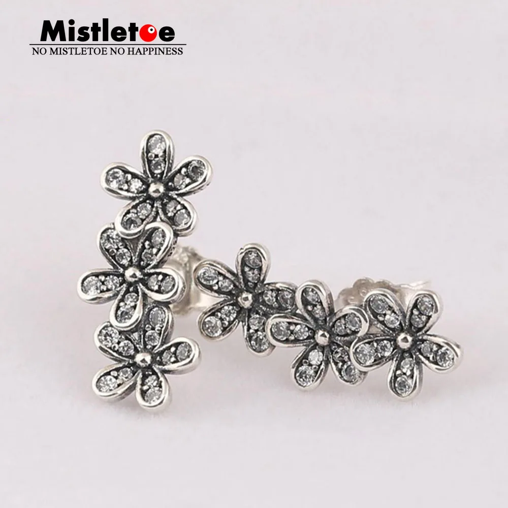 Mistletoe 925 Sterling Silver Dazzling Daisies Stud Earrings, Clear CZ European Jewelry
Mistletoe 925 Sterling Silver Dazzling Daisies Stud Earrings, Clear CZ European Jewelry