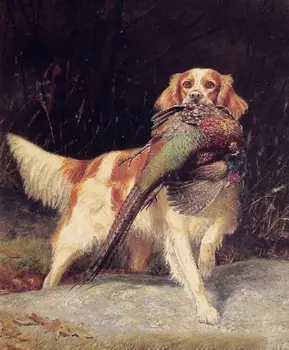 GOOD ART dog English Setter with Pheasant in landscape 100% hand painted oil painting on canvas free shipping
GOOD ART dog English Setter with Pheasant in landscape 100% hand painted oil painting on canvas free shipping
