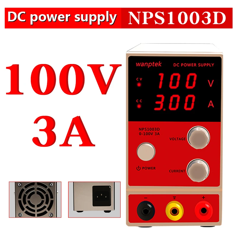 100V 3A Wanptek adjustable Digital switching Dc power supply Variable Regulated the power model Laboratory power supply
100V 3A Wanptek adjustable Digital switching Dc power supply Variable Regulated the power model Laboratory power supply