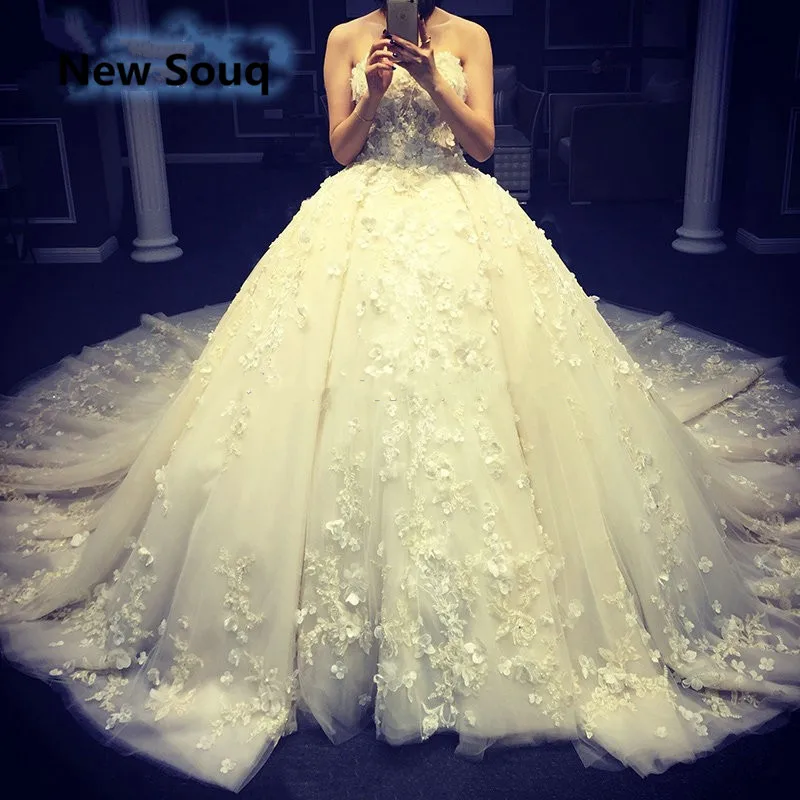 Gorgeous Ball Gown Wedding Dresses 3D Flower Long Wedding Dress Vestido De Noiva Hochzeitskleider Gown
Gorgeous Ball Gown Wedding Dresses 3D Flower Long Wedding Dress Vestido De Noiva Hochzeitskleider Gown