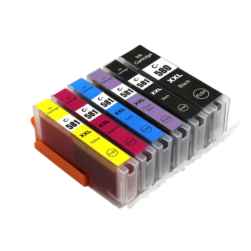 BLOOM compatible For canon 580 581 PGI-580 XXL CLI-581 ink cartridge For canon PIXMA TS8150 TS8151 TS8152 TS9150 TS9155 printer
BLOOM compatible For canon 580 581 PGI-580 XXL CLI-581 ink cartridge For canon PIXMA TS8150 TS8151 TS8152 TS9150 TS9155 printer