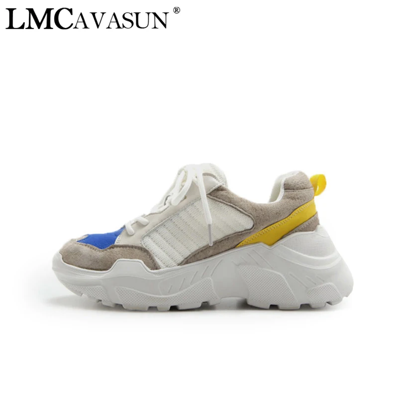 LMCAVASUN New Women's Chunky Sneakers Women Casual Platform Shoes Canvas Female Trainers Dad Shoes High Top Sneakers 8235
LMCAVASUN New Women's Chunky Sneakers Women Casual Platform Shoes Canvas Female Trainers Dad Shoes High Top Sneakers 8235