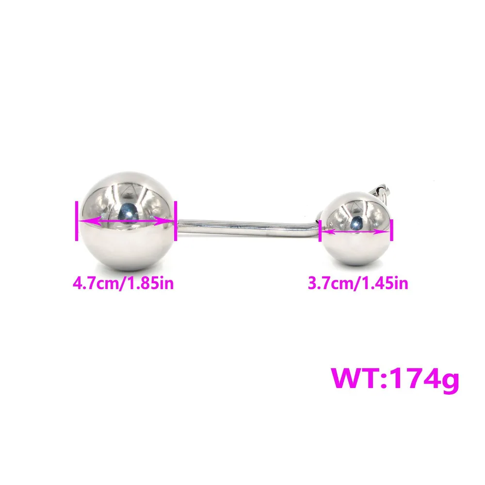 Stainless Steel Female Chastity Belt Ball Vagina/Anal Plug Virginity Device Women Masturbate Adult Games Chastity Erotic Toys