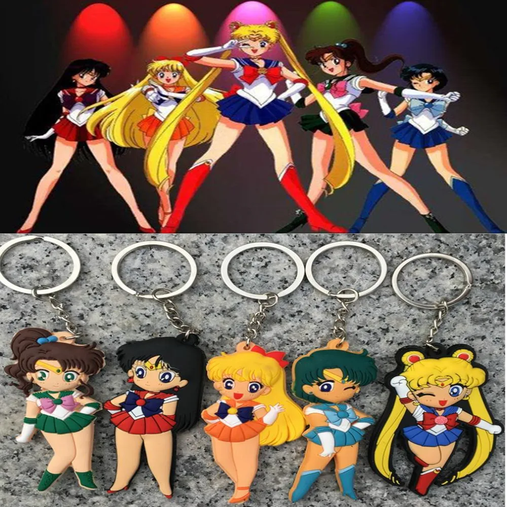 1 pcs Sailor Moon Key Chain Cute Cartoon Action Figures Pvc Keychain Keyring Kids Gift Toy
1 pcs Sailor Moon Key Chain Cute Cartoon Action Figures Pvc Keychain Keyring Kids Gift Toy