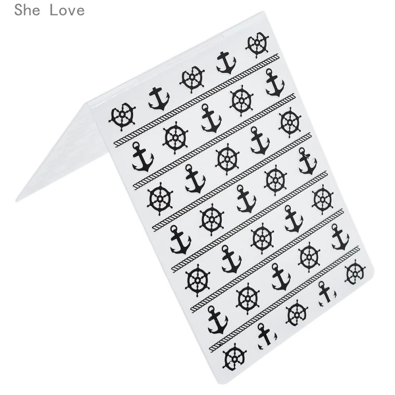 She Love Anchor Plastic Template Embossing Folder For Scrapbooking Photo Album Paper Card Craft Card Making Decoration
She Love Anchor Plastic Template Embossing Folder For Scrapbooking Photo Album Paper Card Craft Card Making Decoration