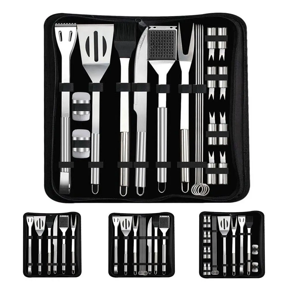 6/12/18/20Pcs BBQ Tools Set Stainless Steel Shovel Fork Brush Barbecue Cooking Picnic Grilling Utensil Accessories for Barbecue
6/12/18/20Pcs BBQ Tools Set Stainless Steel Shovel Fork Brush Barbecue Cooking Picnic Grilling Utensil Accessories for Barbecue