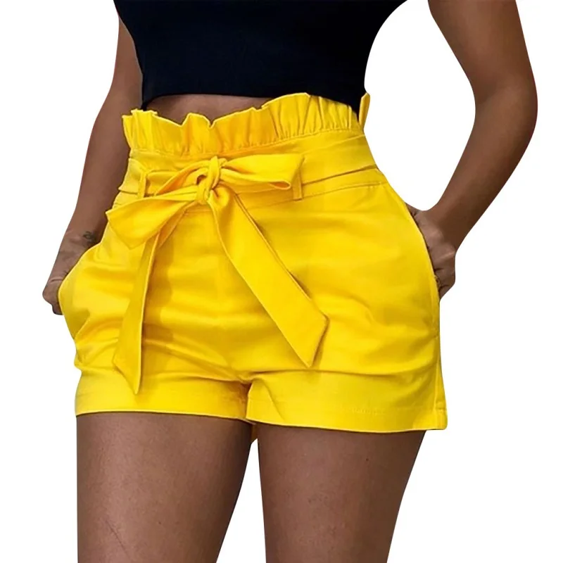Large Size Summer Shorts Women Pockets with Polyester Mini Shorts Casual Fashion Women's Clothing Shorts Bow Yellow Black Blue
Large Size Summer Shorts Women Pockets with Polyester Mini Shorts Casual Fashion Women's Clothing Shorts Bow Yellow Black Blue