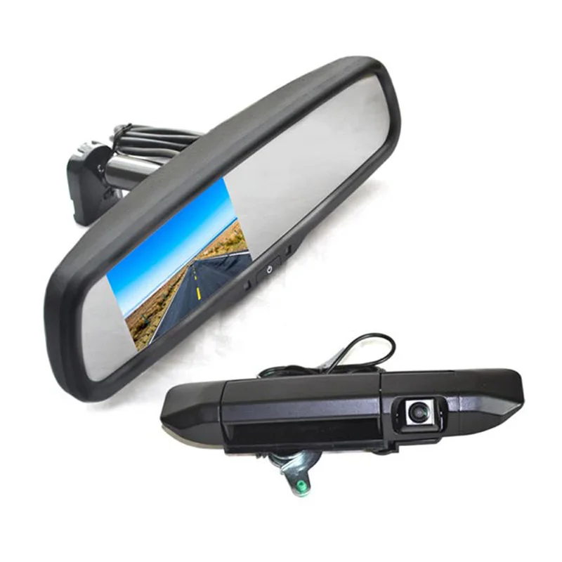 Vardsafe VS457R | Tailgate Reverse Backup Camera + Replacement Rear View Mirror Monitor for Toyota Tacoma (2005-2014)
Vardsafe VS457R | Tailgate Reverse Backup Camera + Replacement Rear View Mirror Monitor for Toyota Tacoma (2005-2014)