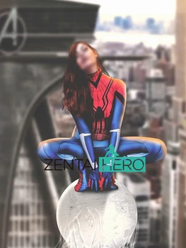 Free Shipping 3D Printing Lady Mayday Homecoming Superhero Costume The Spider-Girl Cosplay Costume Spiderman Unitard Catsuit
Free Shipping 3D Printing Lady Mayday Homecoming Superhero Costume The Spider-Girl Cosplay Costume Spiderman Unitard Catsuit