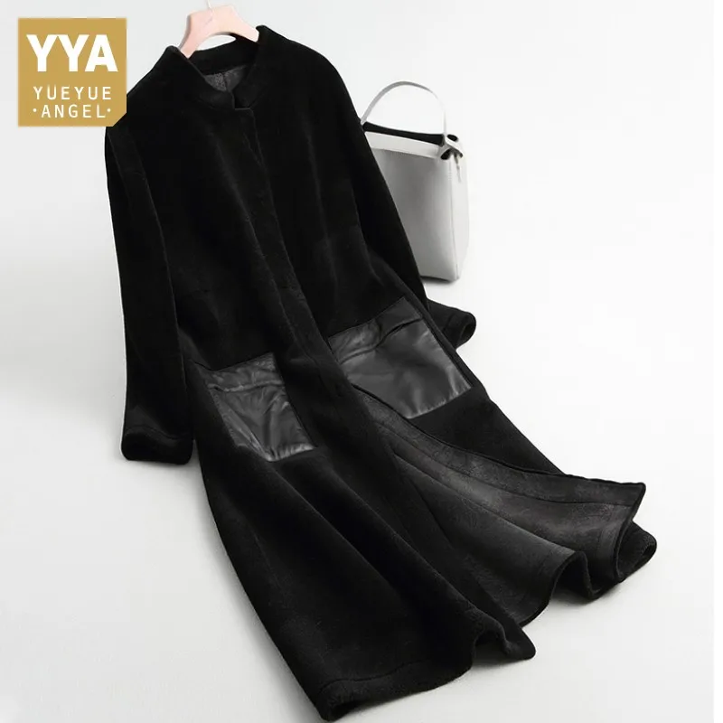 New Black Luxury Sheep Shearling Fur Jackets 2019 Long Warm Women's Fur Coat Female Winter Jacket Women Real Lamb Fur Outerwear
New Black Luxury Sheep Shearling Fur Jackets 2019 Long Warm Women's Fur Coat Female Winter Jacket Women Real Lamb Fur Outerwear