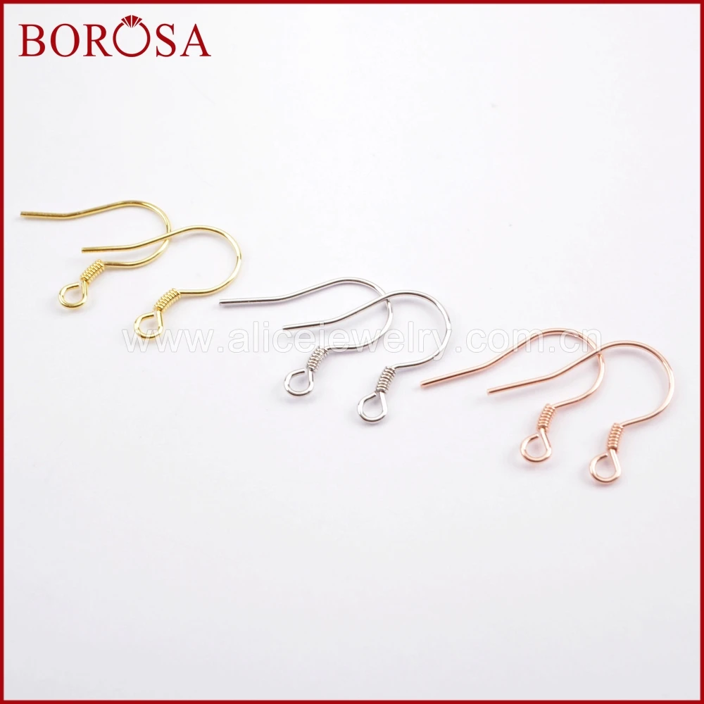 BOROSA 20 пар оптовая продажа Золотой/Серебряный цвет 92.5% чистый серебряный цвет Металл Рыба Крючки серьги фурнитура PJ154 PJ155
BOROSA 20 пар оптовая продажа Золотой/Серебряный цвет 92.5% чистый серебряный цвет Металл Рыба Крючки серьги фурнитура PJ154 PJ155