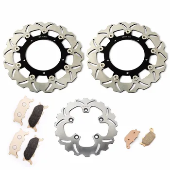 BIKINGBOY Front Rear Brake Discs Disks Rotors Pads For Yamaha FZ6 FZ 600 S 2 Piston Caliper 04 05 06 2004 2005 2006
BIKINGBOY Front Rear Brake Discs Disks Rotors Pads For Yamaha FZ6 FZ 600 S 2 Piston Caliper 04 05 06 2004 2005 2006