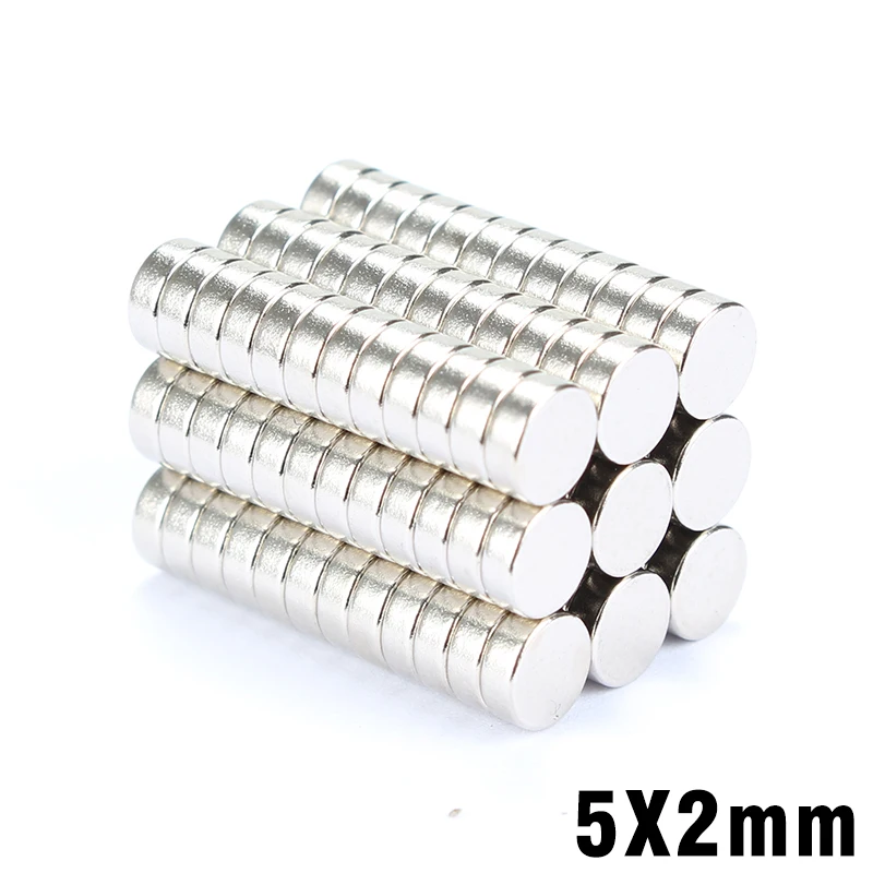 100Pcs 5x2 Neodymium Magnet 5mm x 2mm N35 NdFeB Permanent Small Round Super Powerful Strong Magnetic Magnets Disc
100Pcs 5x2 Neodymium Magnet 5mm x 2mm N35 NdFeB Permanent Small Round Super Powerful Strong Magnetic Magnets Disc