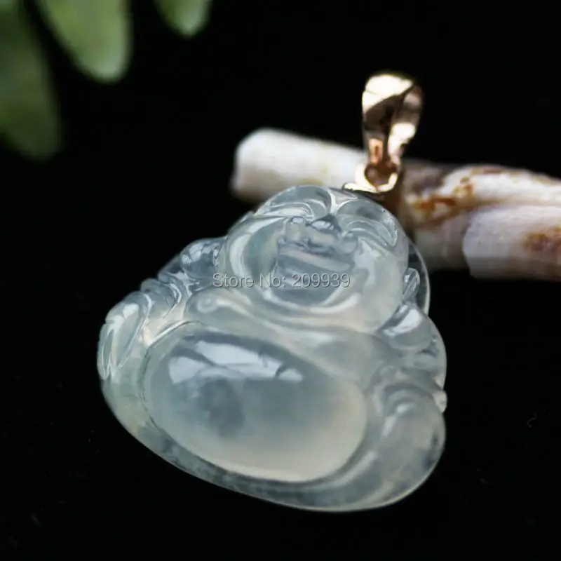 huij 002590 Certified Natural Icy White Green Jadeite Jade Buddha 18K Rose Gold Pendant
huij 002590 Certified Natural Icy White Green Jadeite Jade Buddha 18K Rose Gold Pendant