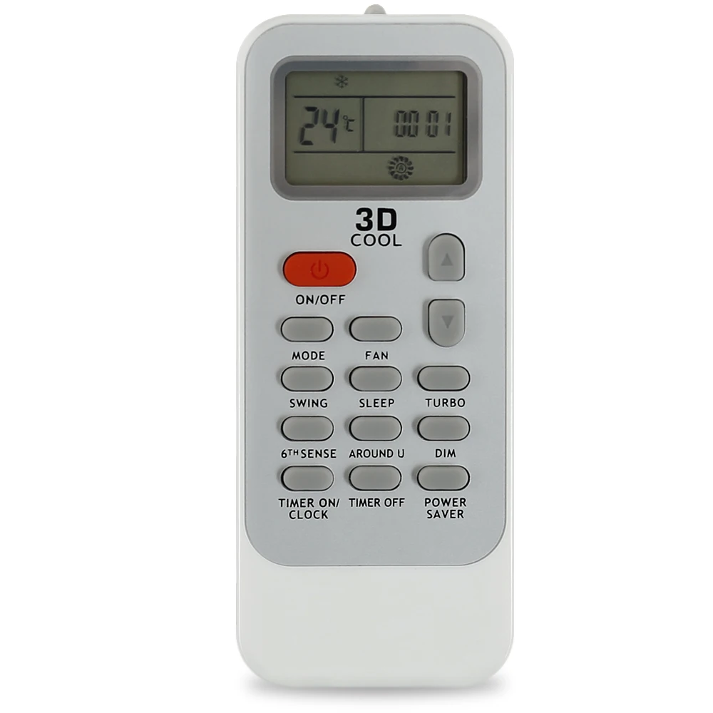 Air conditioner remote control for whirlpool DG11J1-34 air conditioning controller with cool
Air conditioner remote control for whirlpool DG11J1-34 air conditioning controller with cool
