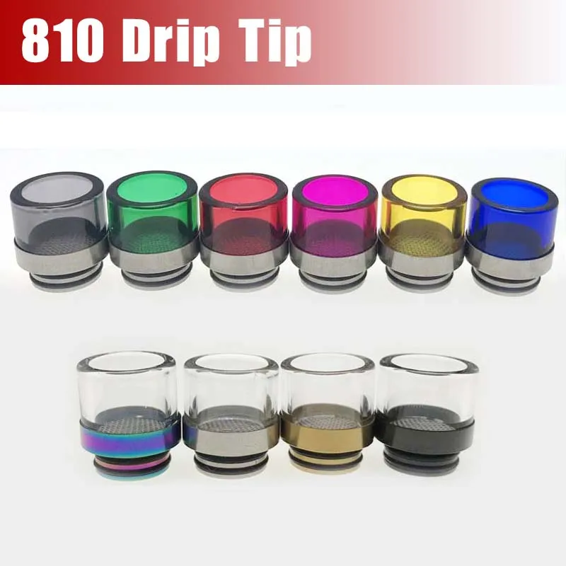 Newest glass 810 Drip Tip Wide Bore Drip Tips e Cig Vape Mouthpiece for I just 3 TFV12 TFV8 & Big Baby Stick V8 tank
Newest glass 810 Drip Tip Wide Bore Drip Tips e Cig Vape Mouthpiece for I just 3 TFV12 TFV8 & Big Baby Stick V8 tank